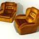 A Pair of Vintage Comfortable Armchairs, Jitona, 1980s