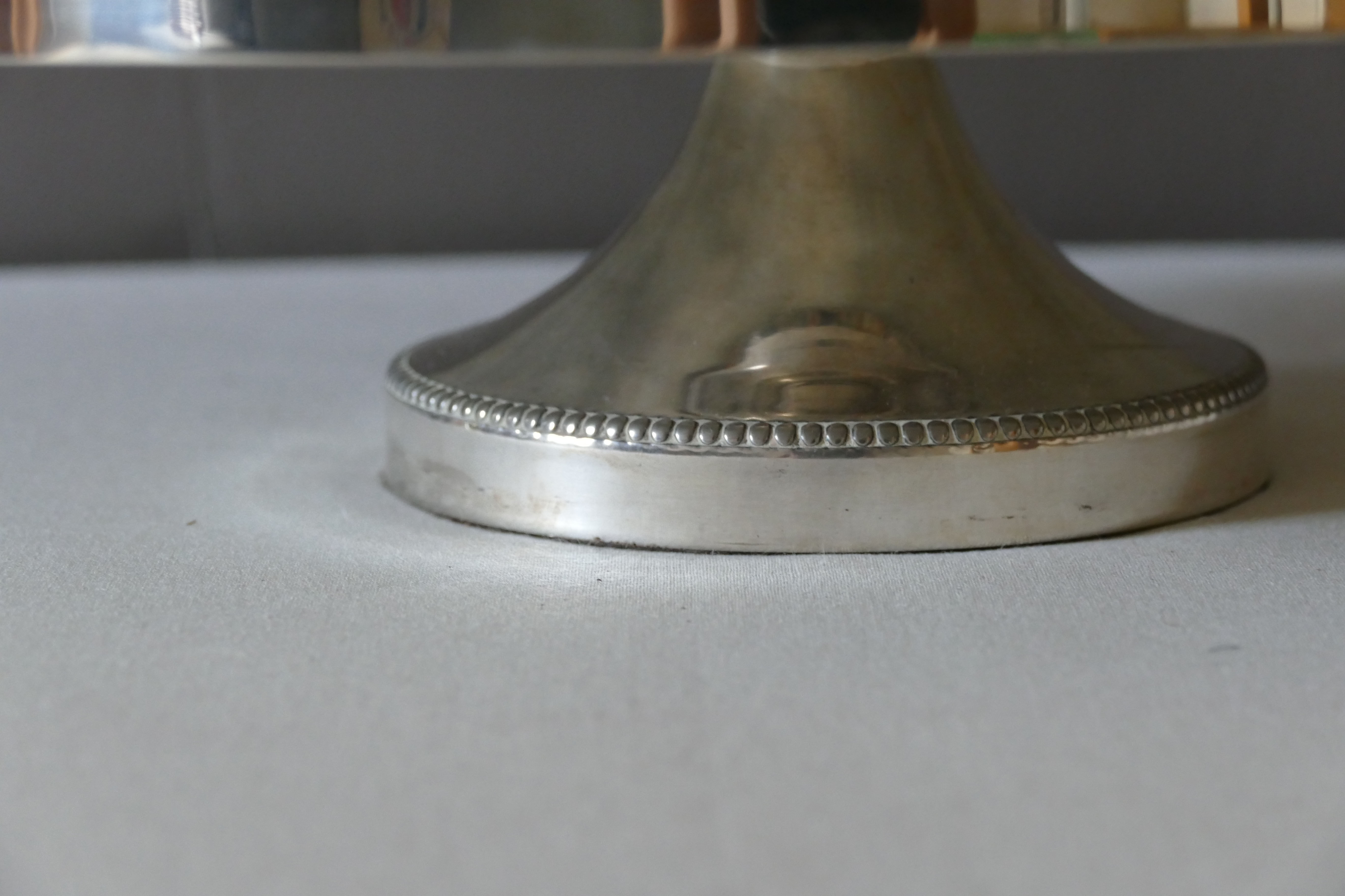 Marble and silver cheese platter