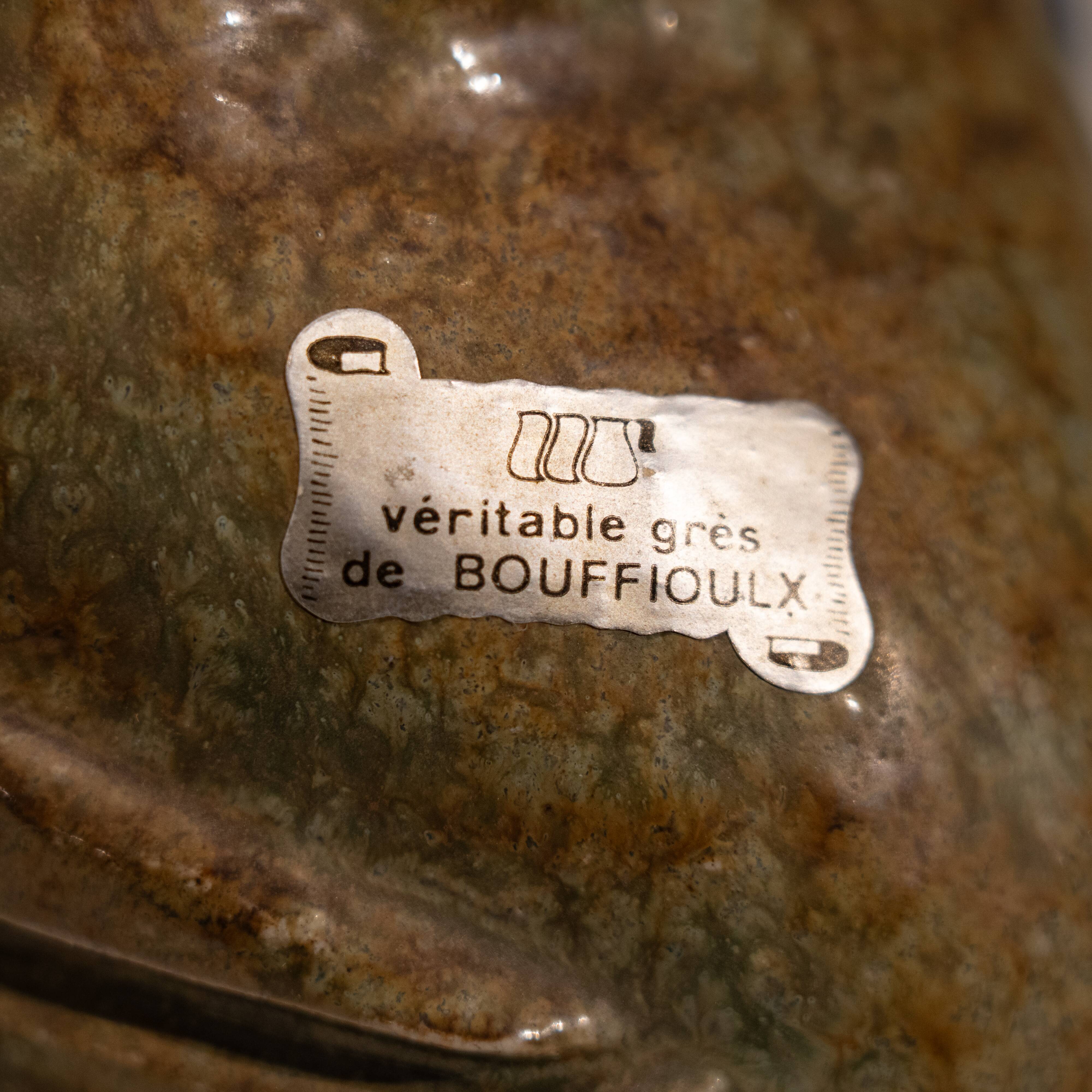 vase / zoomorphic sculpture "INCAS bird N°3225" ceramic stoneware 1950s