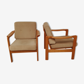 Paire fauteuils scandinave