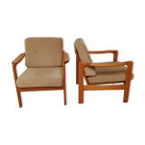 Pair scandinavian armchairs