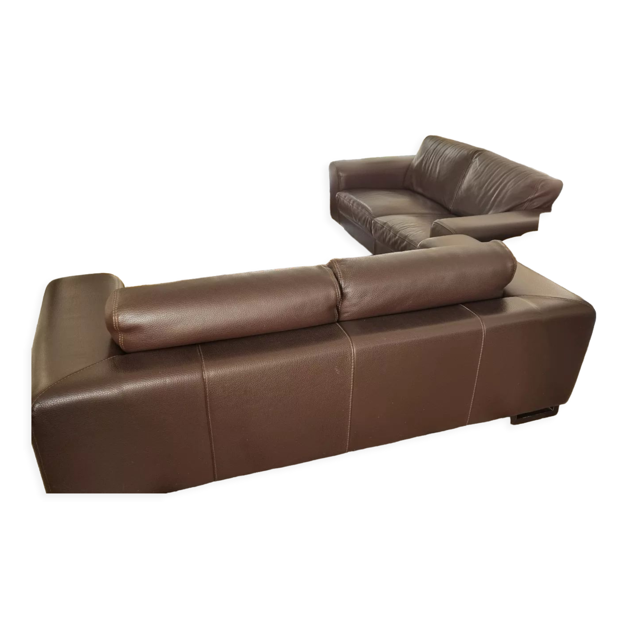 Ensenble de 2 canapes Roche Bobois cuir