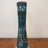 Vintage ceramic roller vase Margot Plancon