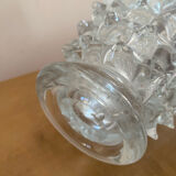 Large Rostrato vase in Murano glass by Ercole Barovier, Italy 1940.