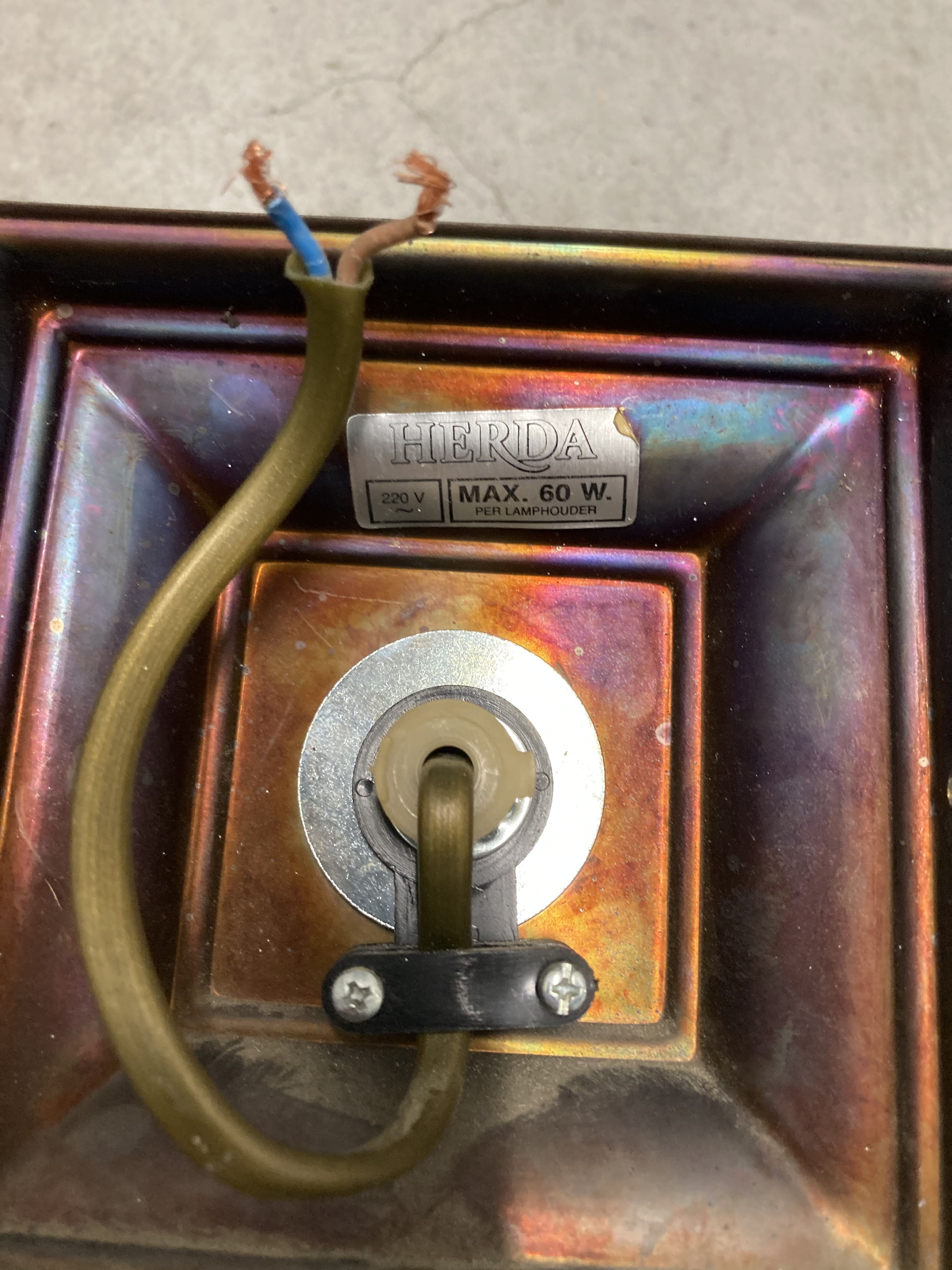 Set of 5 wall sconces, Herda, Holland, 1960s - 70s