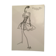 Christian dior, nice sketch of press vintage mode