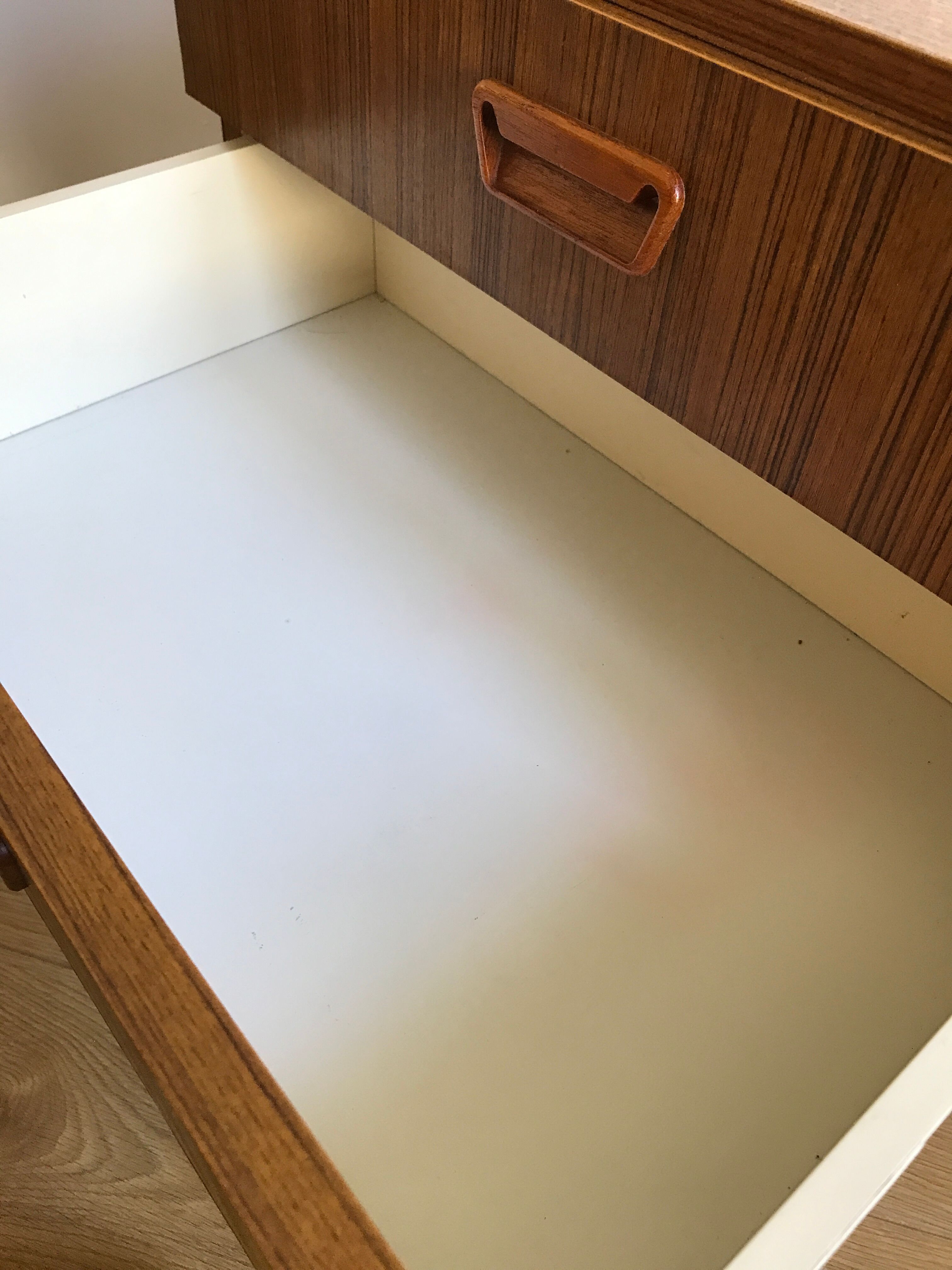 Pair of vintage bedside tables scandinavian style