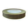 6 assiettes 27,5 cm en porcelaine lenox