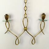 Chandelier attributed to Angelo Lelli for Arredoluce, 1940s