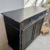Black patinated buffet