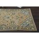 Vintage Turkish Oushak Handmade Wool Cotton Orange Runner Rug 104x310