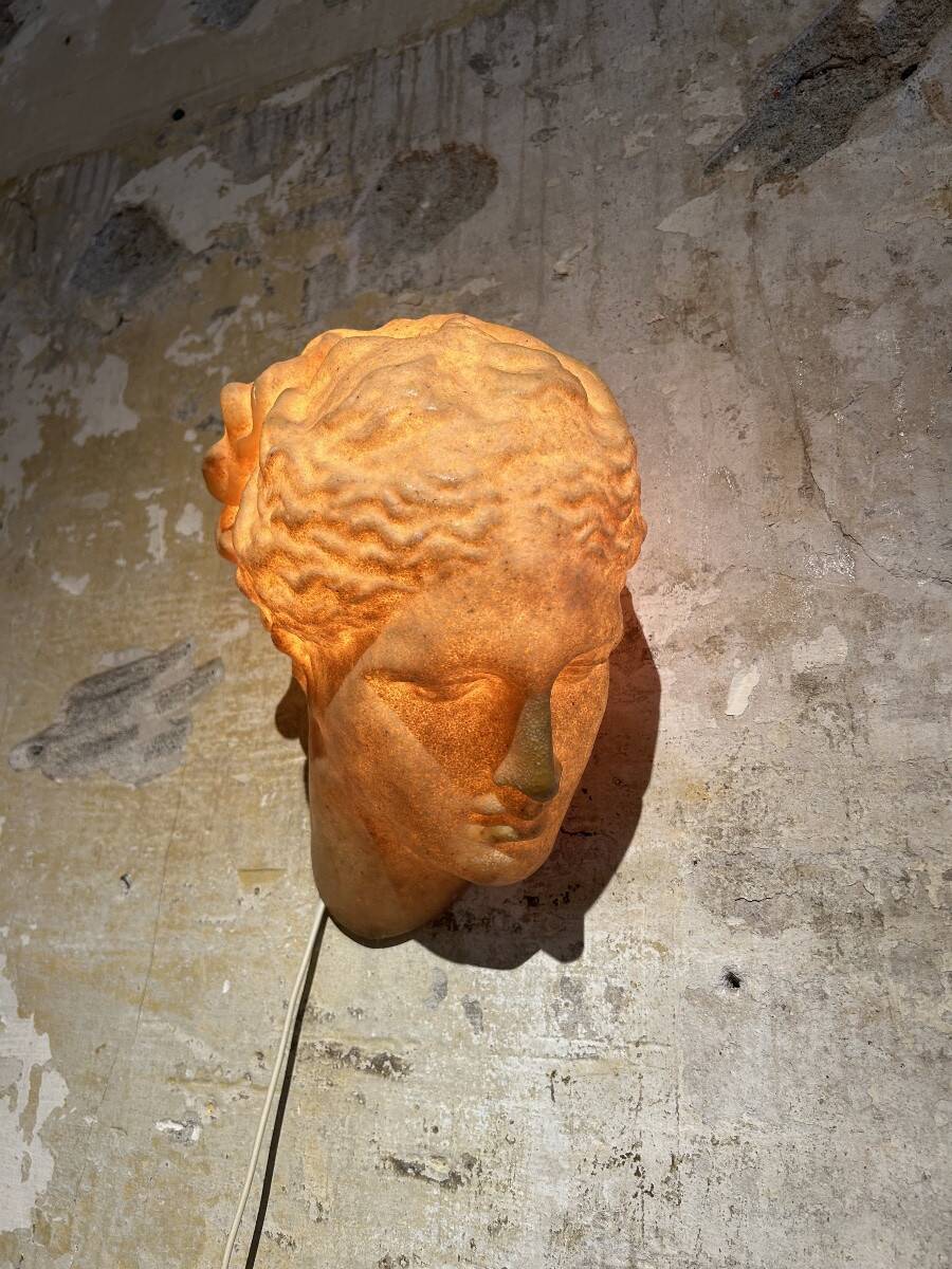 André Cazenave - rare Aphrodite wall lamp in Greek style