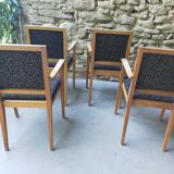 Set of 4 bridge chairs