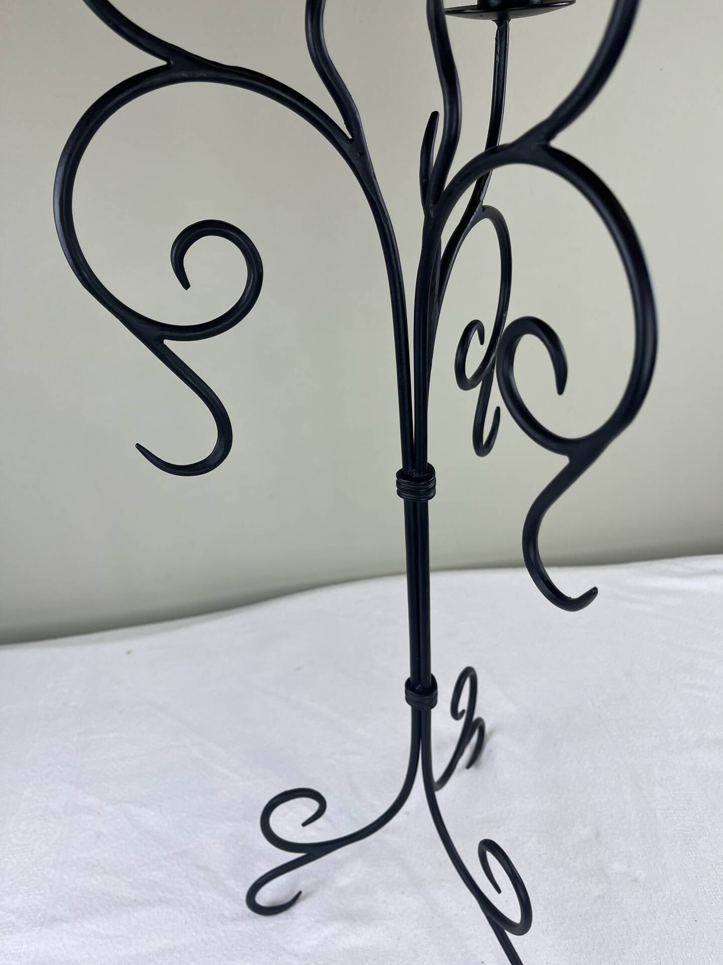 Large iron chandelier