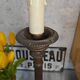 Antique brass lamp base