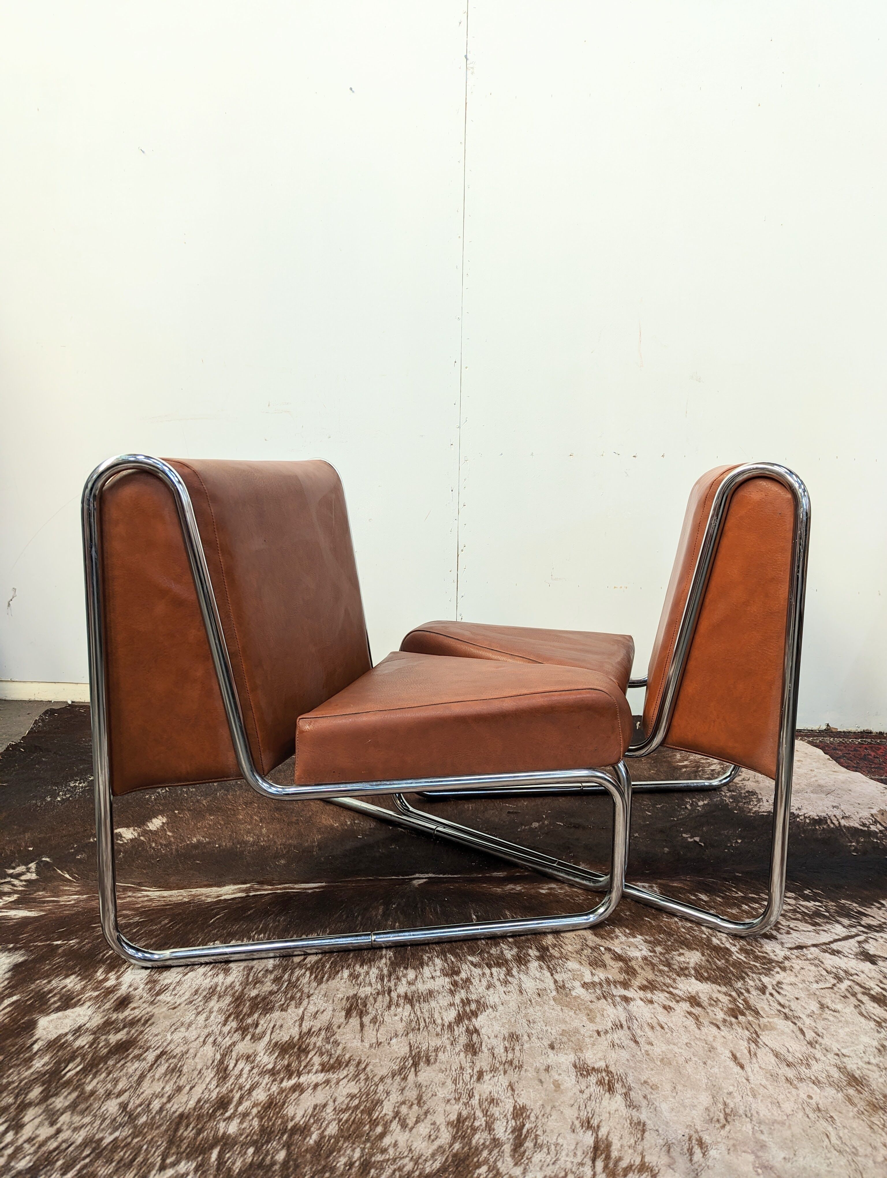Pair of armchairs 70's