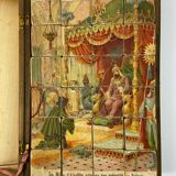 Old wooden box cube puzzle orientalist aladdin game 1900