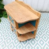 Low solid oak sideboard