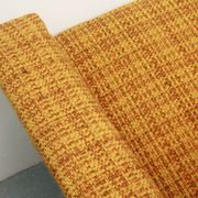 1950s chair in corn yellow , legs in brass