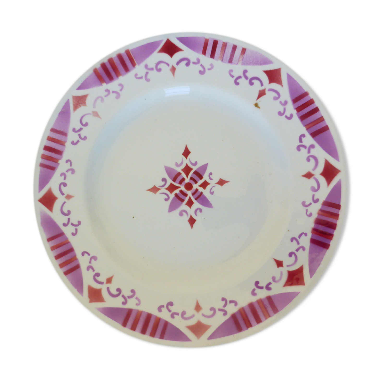Compote dish on pedestal in iron earth from Moulin des loups and Hamage, Madeleine model 2106175