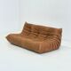 Ligne Roset Togo 3-seater in cognac leather