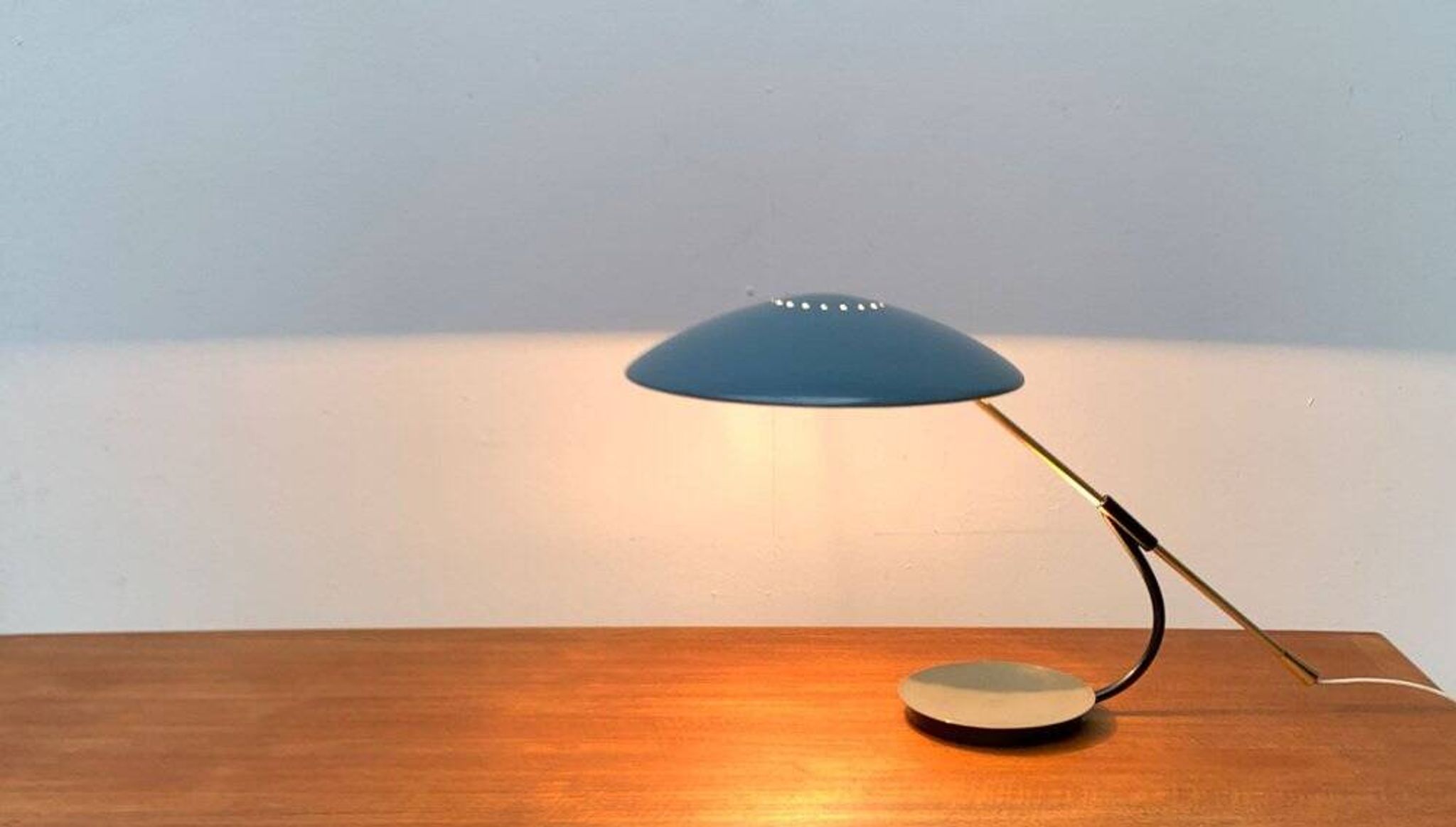 German Mid-Century table lamp 6775 by Christian Dell for Kaiser Idell, 1960s