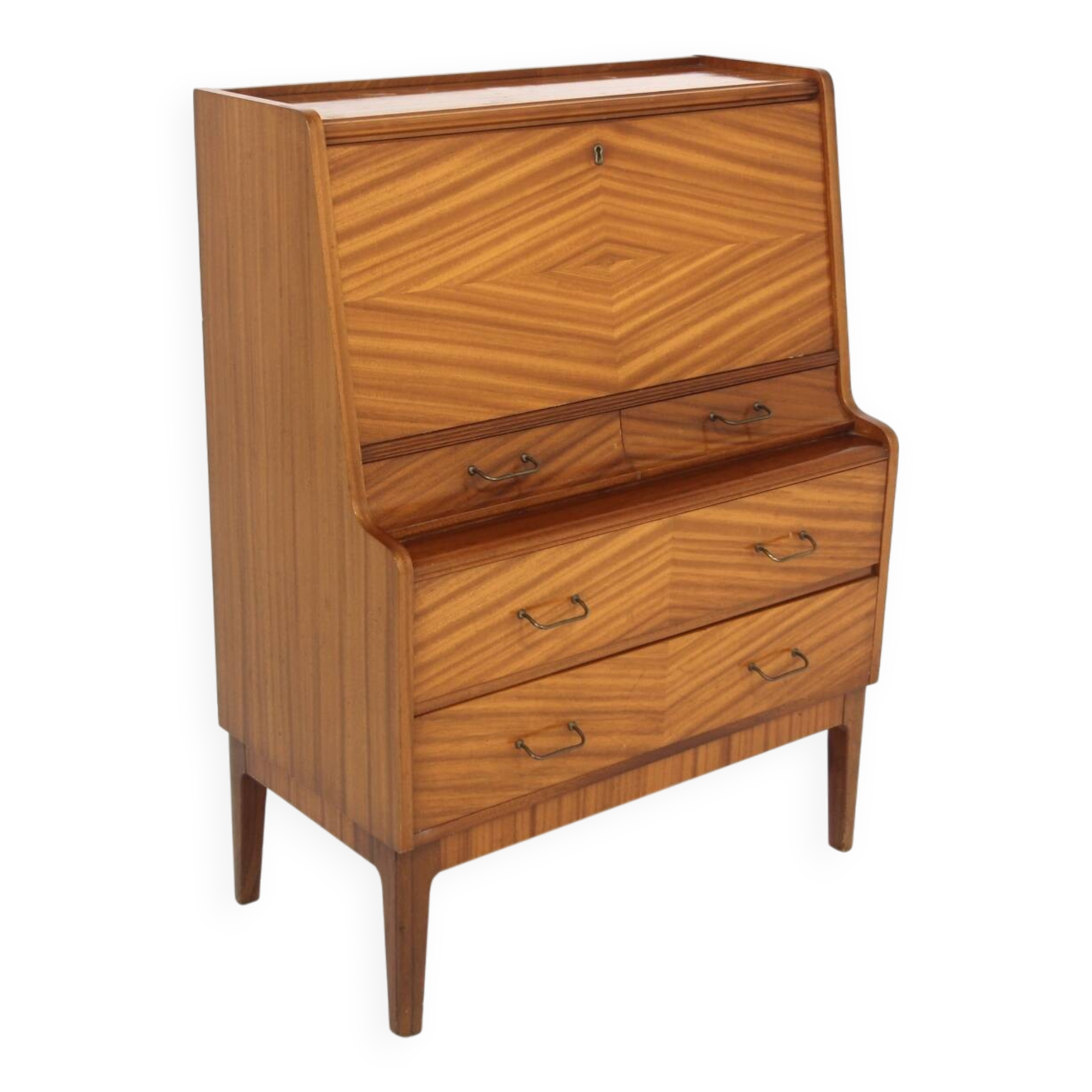 Scandinavian mahogany secretary, Sweden, 1960