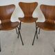 Model 3107 Dining Chairs In Teak By Arne Jacobsen For Fritz Hansen.
