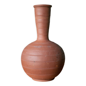 vase en terre cuite vintage