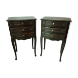 Pair of bedside patina