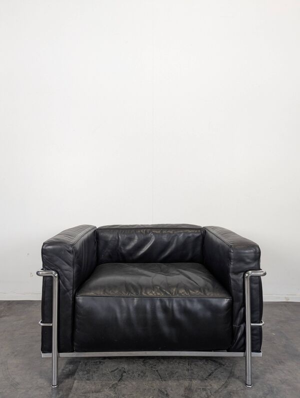 Fauteuil modèle LC3 Le Corbusier Charlotte Perriand pour Cassina
