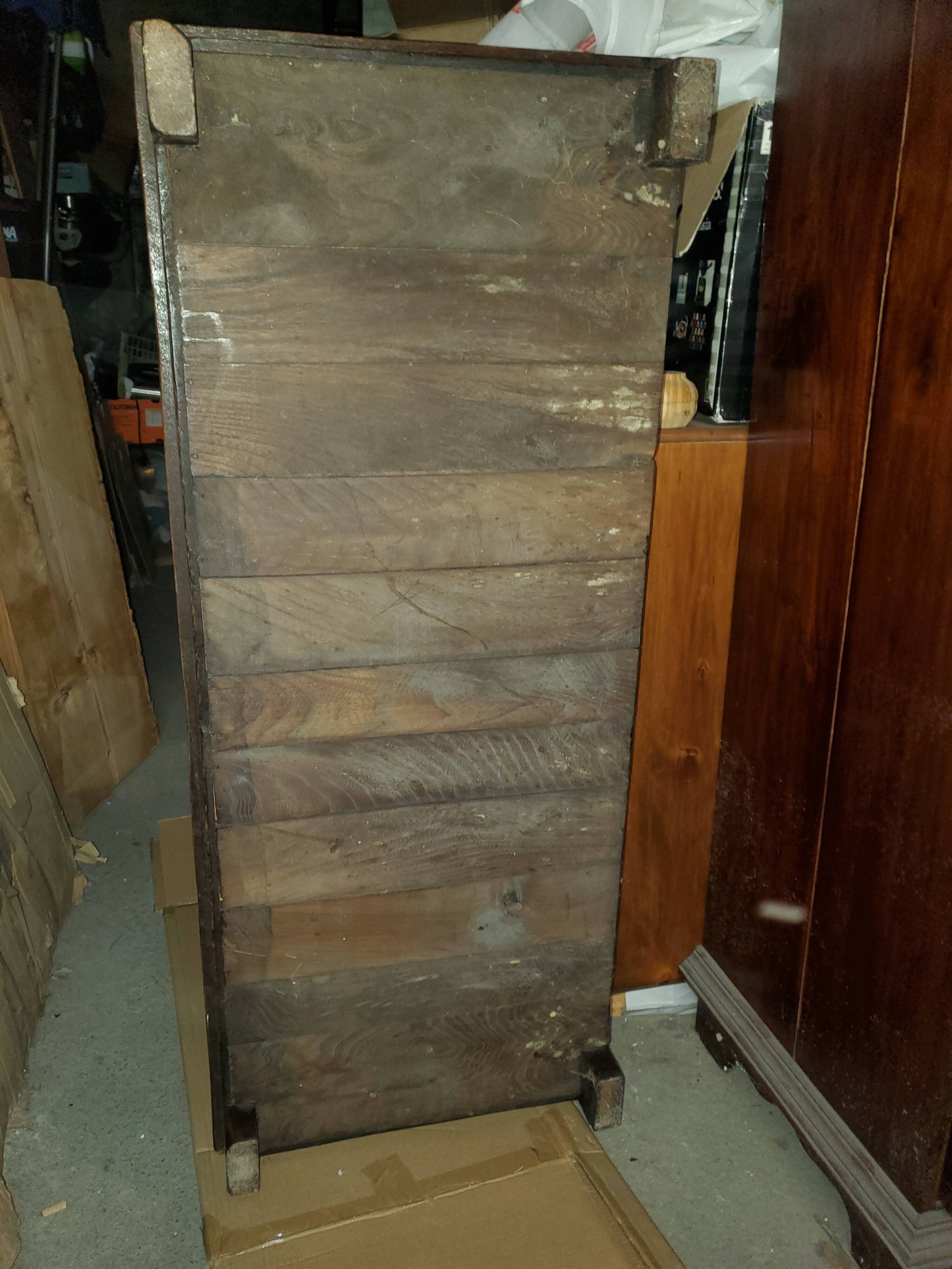 Very large antique medieval style chest * Solid wood
