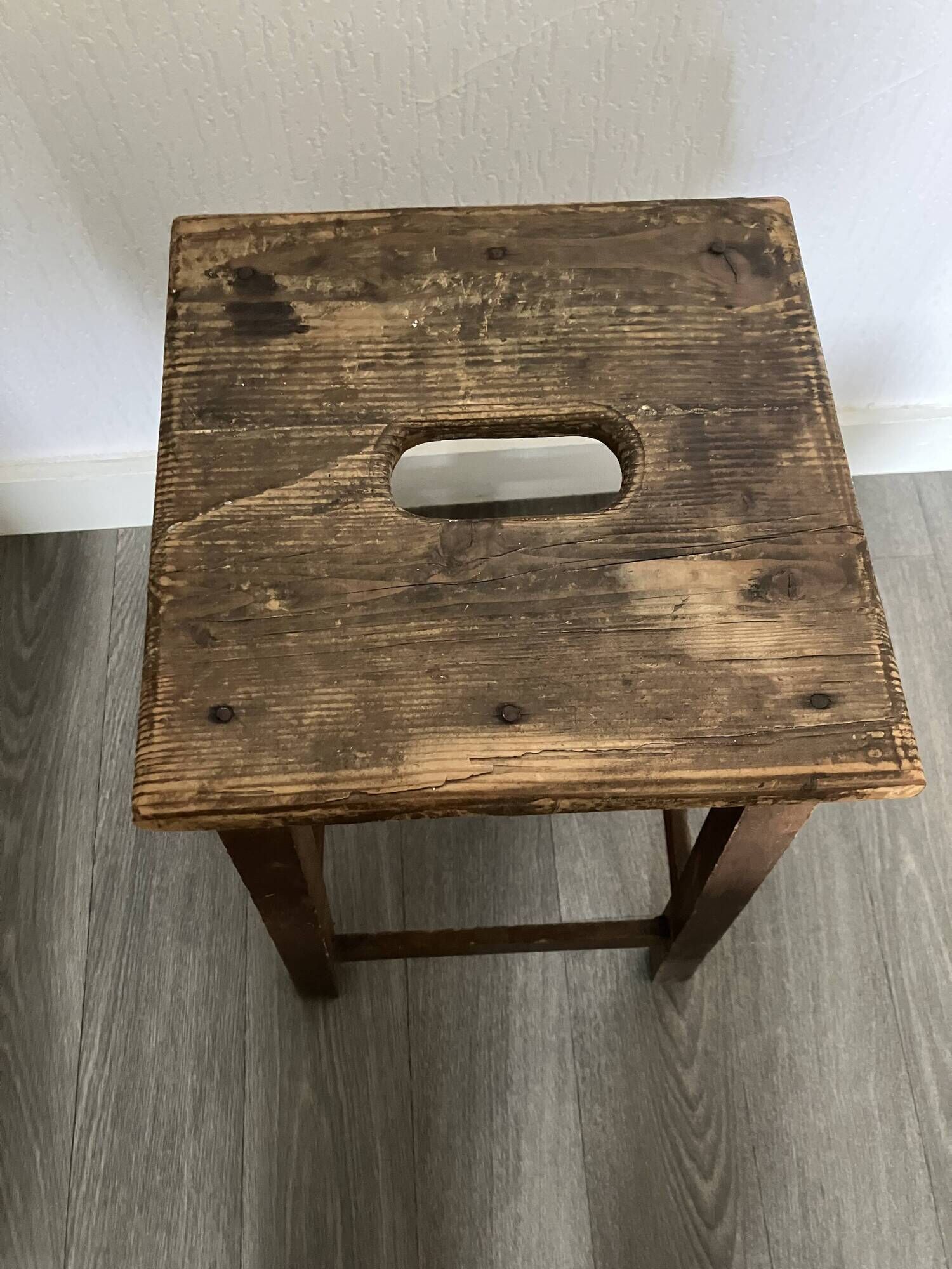 Small wooden stool