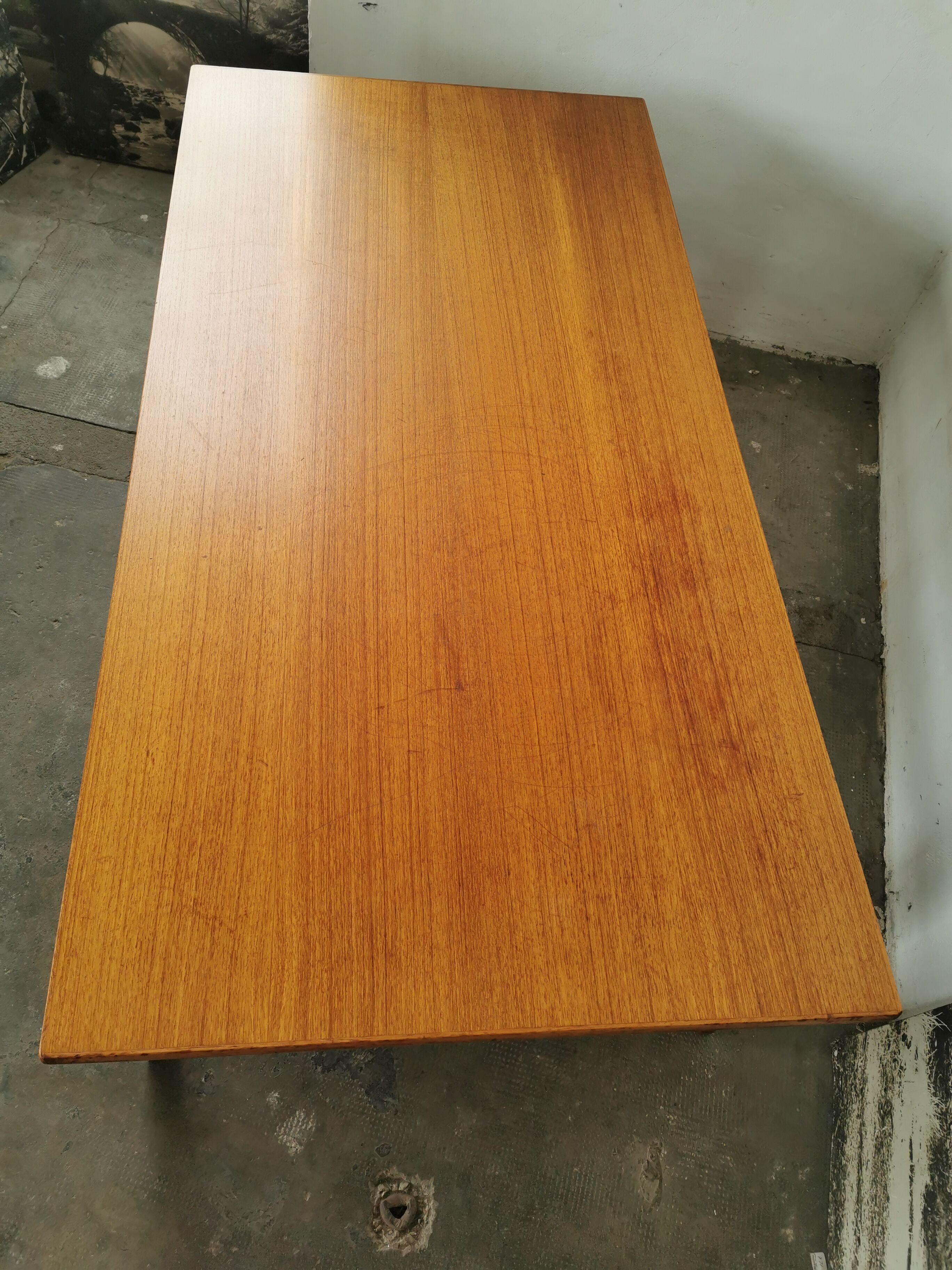Scandinavian style teak coffee table