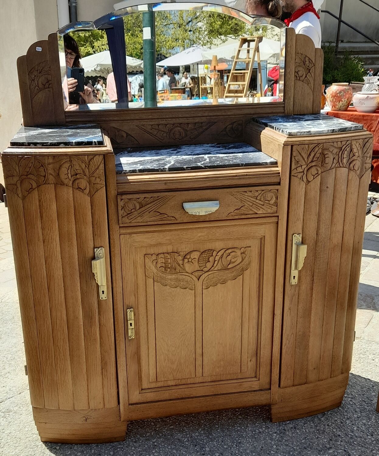 Art deco oak furniture
