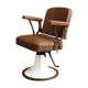 Hairdresser's armchair, early twentieth, enamelled cast iron