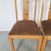 Chaises de salle à manger Arts et Métiers, années 1930, ensemble de 4