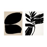 Pair of giclee prints, abstract wall art set of two, 50x70cm