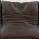 Cassina Maralunga 3seat-Sofa in darkbrown leather by Vico Magistretti