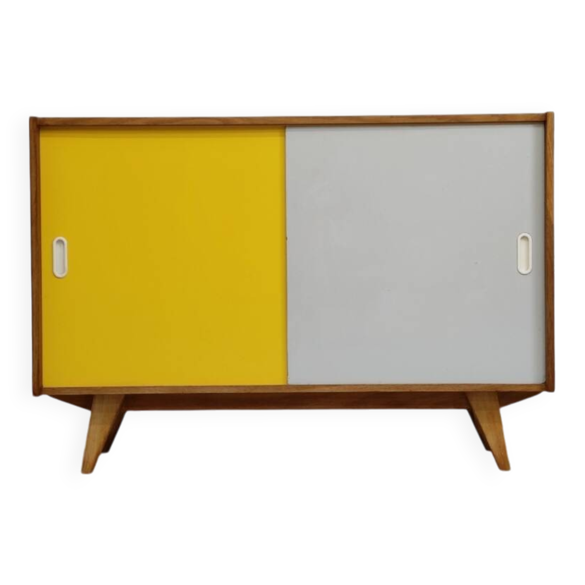 Buffet U-452 jaune et gris par Jiri Jiroutek pour Interier Praha 1960