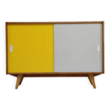 Buffet U-452 jaune et gris par Jiri Jiroutek pour Interier Praha 1960