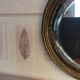 Old brass mirror