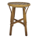 Vintage 1970s rattan stool / pedestal table