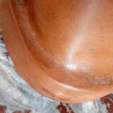 Bust trio of children terracotta of Sorgel