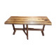 Table en noyer pliable fabrication artisanale