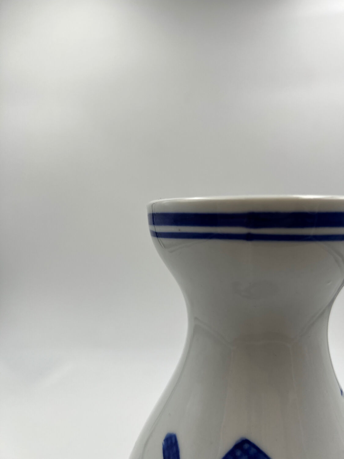 Hand-painted ceramic vase