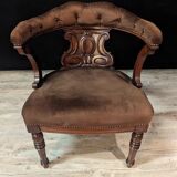 English Chesterfield style office chair