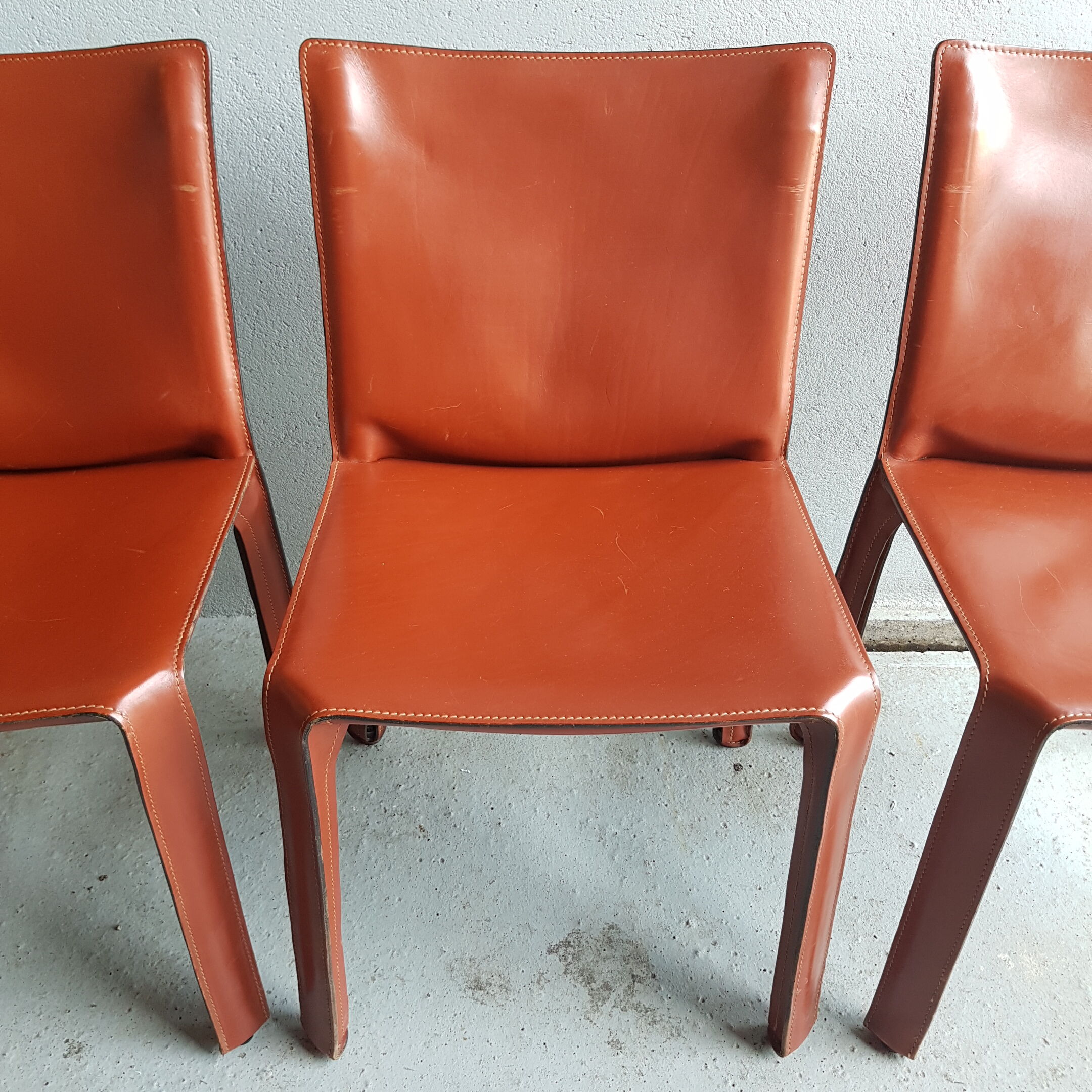 Cab 412 chairs by Mario Bellini for Cassina