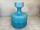 Vase en opaline bleue Italy