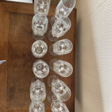 Crystal champagne flutes by Villeroy and Boch
